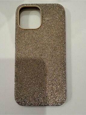 Swarovski iPhone 13 Pro Max Gold crystal  Phone Case Gold